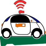 smart car, artificial intelligence lessons icon