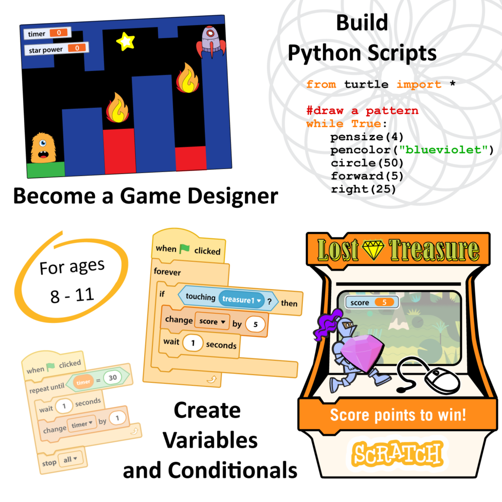 Coding Courses for Ages 8-11